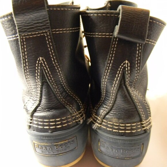 LL Bean Mens Blue Bean Boots Size 10M Made in Maine USA main image 12